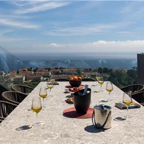 6 Bedroom Villa with Heated Infinity Pool and Sea Views in Dubrovnik, Sleeps 12